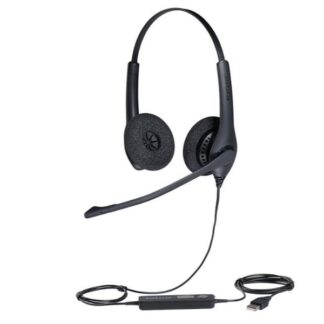 Jabra BIZ 1500 USB Duo On Ear Multimedia Ακουστικά με μικροφωνο και σύνδεση USB-A