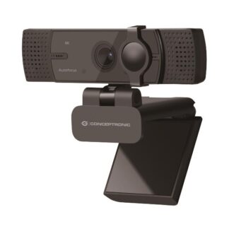 WEBCAM 4K 8.3MP AUTOFOCUS CON DOPPIO MICROFONO, 120ï¿½ GRANDANGOLO (Adattatore USB-C inclu