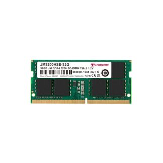 Transcend 32GB DDR4 RAM με Ταχύτητα 3200 για Laptop Κωδικός: JM3200HSE-32G