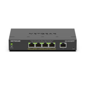 NetGear GS305EPP Unmanaged L2 PoE+ Switch με 5 Θύρες Gigabit (1Gbps) Ethernet