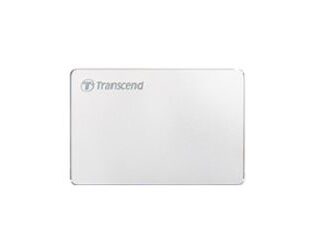 Transcend StoreJet 25C3S USB-C Εξωτερικός HDD 1TB 2.5" Ασημί