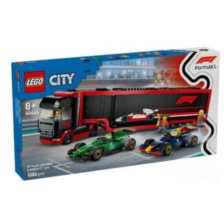Lego City F1® Truck with RB20 & AMR24 F1® Cars για 8+ Ετών 1086τμχ Κωδικός: 60445