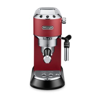 De'Longhi Dedica Pump Μηχανή Espresso 1300W Πίεσης 15bar Κόκκινη