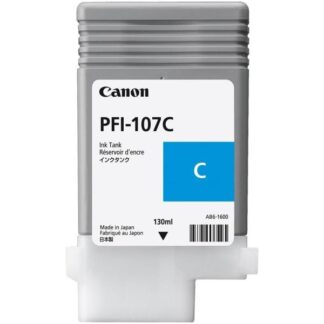 Canon PFI-107 Γνήσιο Μελάνι Εκτυπωτή InkJet Κυανό (6706B001)