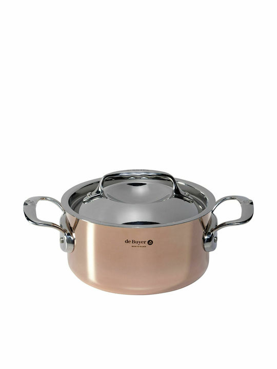 De Buyer Prima Matera Βαθιά Ανοξείδωτη Κατσαρόλα 1.8lt / 16cm Κωδικός: 6242.16