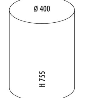 Wesco Κάδος Απορριμμάτων Πλαστικός Μπεζ 50lt