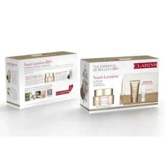 Set Clarins Nutri Lumieredia 50ml Noche 15ml Masc Cryo-Flash 5ml@