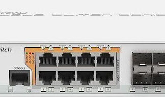 MikroTik CRS112-8P-4S-IN Unmanaged L2 PoE+ Switch με 8 Θύρες Gigabit (1Gbps) Ethernet και 4 SFP Θύρες