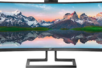 Philips 499P9H Ultrawide VA HDR Curved Monitor 48.8" 5120x1440 με Χρόνο Απόκρισης 5ms GTG
