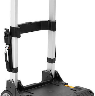Dewalt Καρότσι Μεταφοράς Tstak Trolley Πτυσσόμενο για Φορτίο Βάρους έως 100kg σε Μαύρο Χρώμα