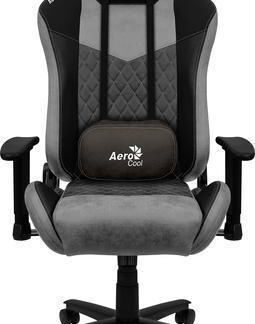 Aerocool Duke Υφασμάτινη Καρέκλα Gaming με Ρυθμιζόμενα Μπράτσα Ash Black