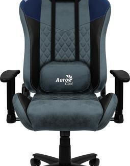 Aerocool Duke Υφασμάτινη Καρέκλα Gaming με Ρυθμιζόμενα Μπράτσα Steel Blue