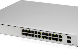 Ubiquiti UniFi Pro 24 POE Gen2 Managed L3 PoE+ Switch με 24 Θύρες Gigabit (1Gbps) Ethernet και 2 SFP Θύρες