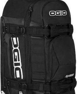 Ogio Rig Σακ Βουαγιάζ Πλάτης 123lt Μαύρο με Ρόδες Υφασμάτινο Π39εκ.