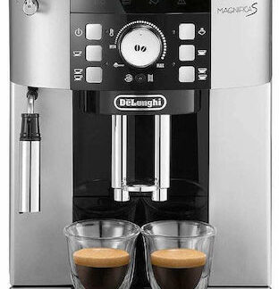 De'Longhi Magnifica Αυτόματη Μηχανή Espresso 1450W Πίεσης 15bar με Μύλο Άλεσης Ασημί