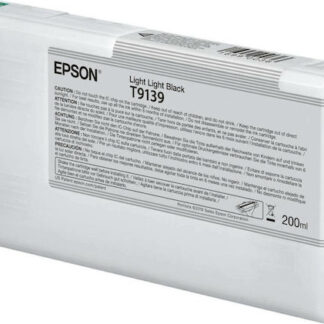 Epson T9139 Light Light Black Γνήσιο Μελάνι Εκτυπωτή InkJet Μαύρο (C13T913900)