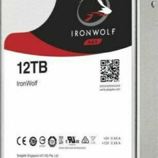 Seagate IronWolf Nas 12TB HDD Σκληρός Δίσκος 3.5" SATA III 7200rpm με 256MB Cache για NAS Κωδικός: ST12000VN0008