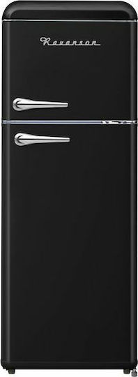 Ravanson Ψυγείο Δίπορτο 208lt Υ147xΠ54.5xΒ58.5εκ. Μαύρο LKK-210RB