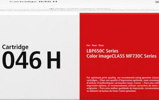 Canon 046H Γνήσιο Toner Laser Εκτυπωτή Κίτρινο High Capacity 5000 Σελίδων (1251C002)