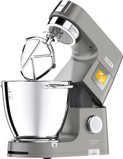 Kenwood Titanium Chef Patissier XL Κουζινομηχανή 1400W με Ανοξείδωτο Κάδο 7lt
