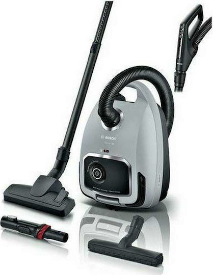 Bosch BGB6X330 Ηλεκτρική Σκούπα 600W με Σακούλα 4lt Γκρι