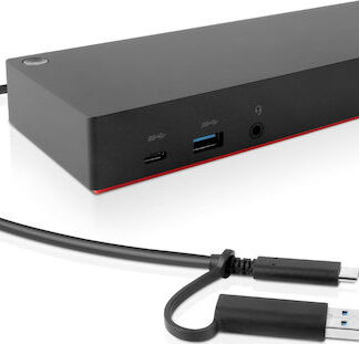 Lenovo 40AF0135EU notebook dock/port replicator Wired Black