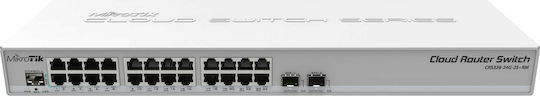 Mikrotik CRS326-24G-2S+RM network switch Managed L2 Gigabit Ethernet (10/100/1000) Grey