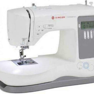 Singer 7640 sewing machine  electric current  white