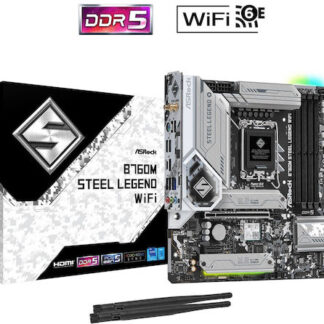 ASRock B760M Steel Legend WiFi Motherboard Micro ATX με Intel 1700 Socket