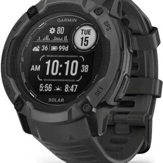 Garmin Instinct 2X Solar 2.79 cm (1.1 ) MIP 50 mm Digital 176 x 176 pixels Touchscreen Graphite GPS (satellite)