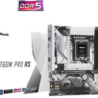 ASRock B760M Pro RS Motherboard Micro ATX με Intel 1700 Socket