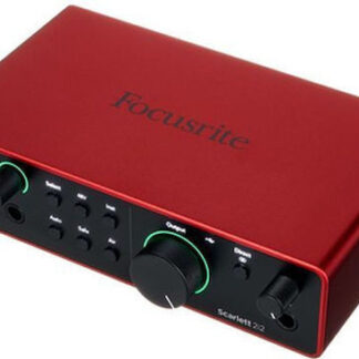 Focusrite Εξωτερική Επαγγελματική Κάρτα Ήχου Scarlett 2i2 4th Gen Συνδεσιμότητα USB για PC