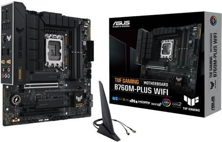 Asus TUF B760M-PLUS GAMING WIFI II Motherboard Micro ATX με Intel 1700 Socket