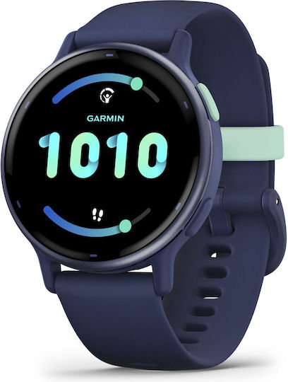 Garmin Vivoactive 5 3.05 cm (1.2 ) AMOLED Digital 390 x 390 pixels Touchscreen Blue Wi-Fi GPS (satellite)