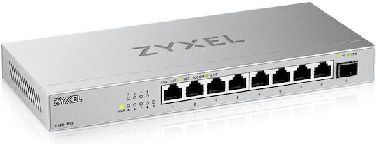 Zyxel XMG-108 Unmanaged L2 Switch με 8 Θύρες Ethernet και 1 SFP Θύρα