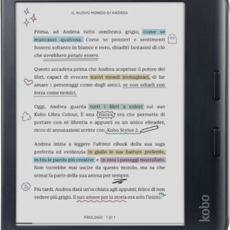 Kobo eBook-Reader eBookReader Libra Colour black Schwarz (N428-KU-BK-K-CK) (N428KUBKKCK)