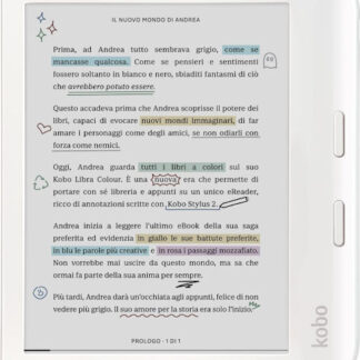 Kobo eBook-Reader eBookReader Libra Colour white (N428-KU-WH-K-CK) (N428KUWHKCK)