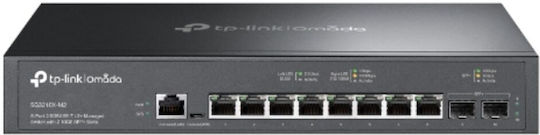 TP-LINK SG3210X-M2 v1 Managed L2 PoE+ Switch με 8 Θύρες Ethernet και 2 SFP Θύρες
