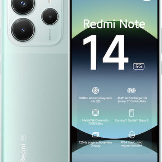 Xiaomi Redmi Note 14 5G 16.9 cm (6.67 ) Hybrid Dual SIM USB Type-C 8 GB 256 GB 5110 mAh Green