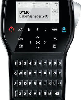 Dymo Labelmanager T 280 Qwerty Kitcase Ηλεκτρονικός Ετικετογράφος Χειρός σε Μαύρο Χρώμα