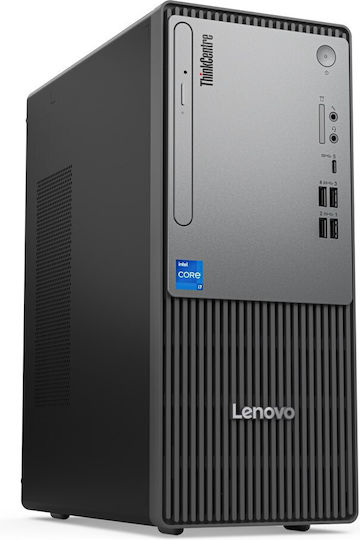 Lenovo ThinkCentre neo 50t Intel® Core™ i3 i3-14100 8 GB DDR5-SDRAM 512 GB SSD Windows 11 Pro Tower PC Black Grey