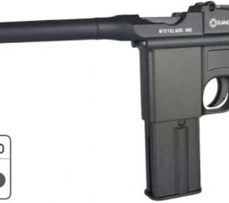 Air rifle pistol Ranger M712 BROOMHANDLE Full Auto Blowback K.4 5 BBS 19-shots KWC