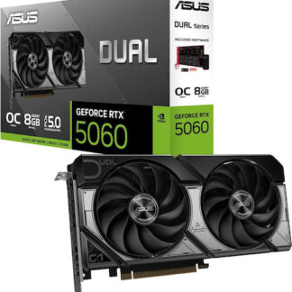 Asus GeForce RTX 5060 8GB GDDR7 Dual OC Κάρτα Γραφικών Κωδικός: 90YV0N12-M0NA00