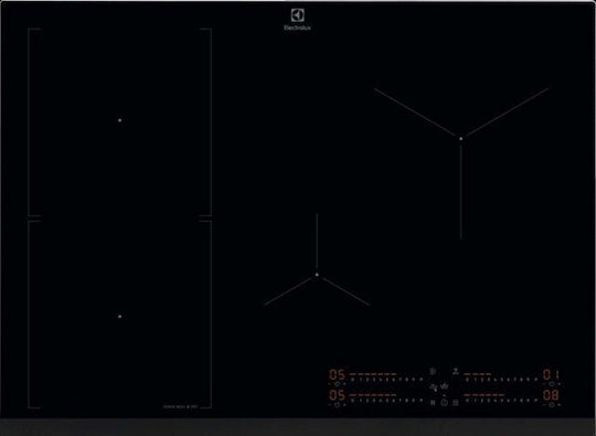 Electrolux EIS77453 Built-in Induction hob 4 zone(s) Black