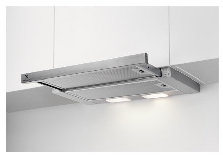 Electrolux LFP326S cooker hood Semi built-in (pull out) Grey 410 m3/h C