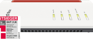 AVM FRITZ!Box 7530 AX VDSL2 Ασύρματο Modem Router Wi‑Fi 6 με 4 Θύρες Gigabit Ethernet