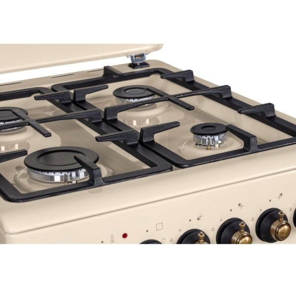 MPM MPM-56-KRM-14 Gas/electric cooker Cream - Image 3