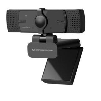 WEBCAM 4K 8.3MP AUTOFOCUS CON DOPPIO MICROFONO (Adattatore USB-C incluso) (AMDIS07B)