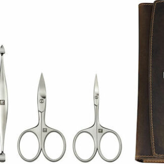 Zwilling Maniküre Pediküre Set 5tlg. mit Nagelschere, Leder