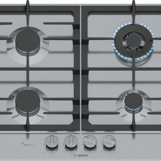 Bosch Serie 6 PCH6A5I90 hob Stainless steel Built-in 60 cm Gas 4 zone(s)